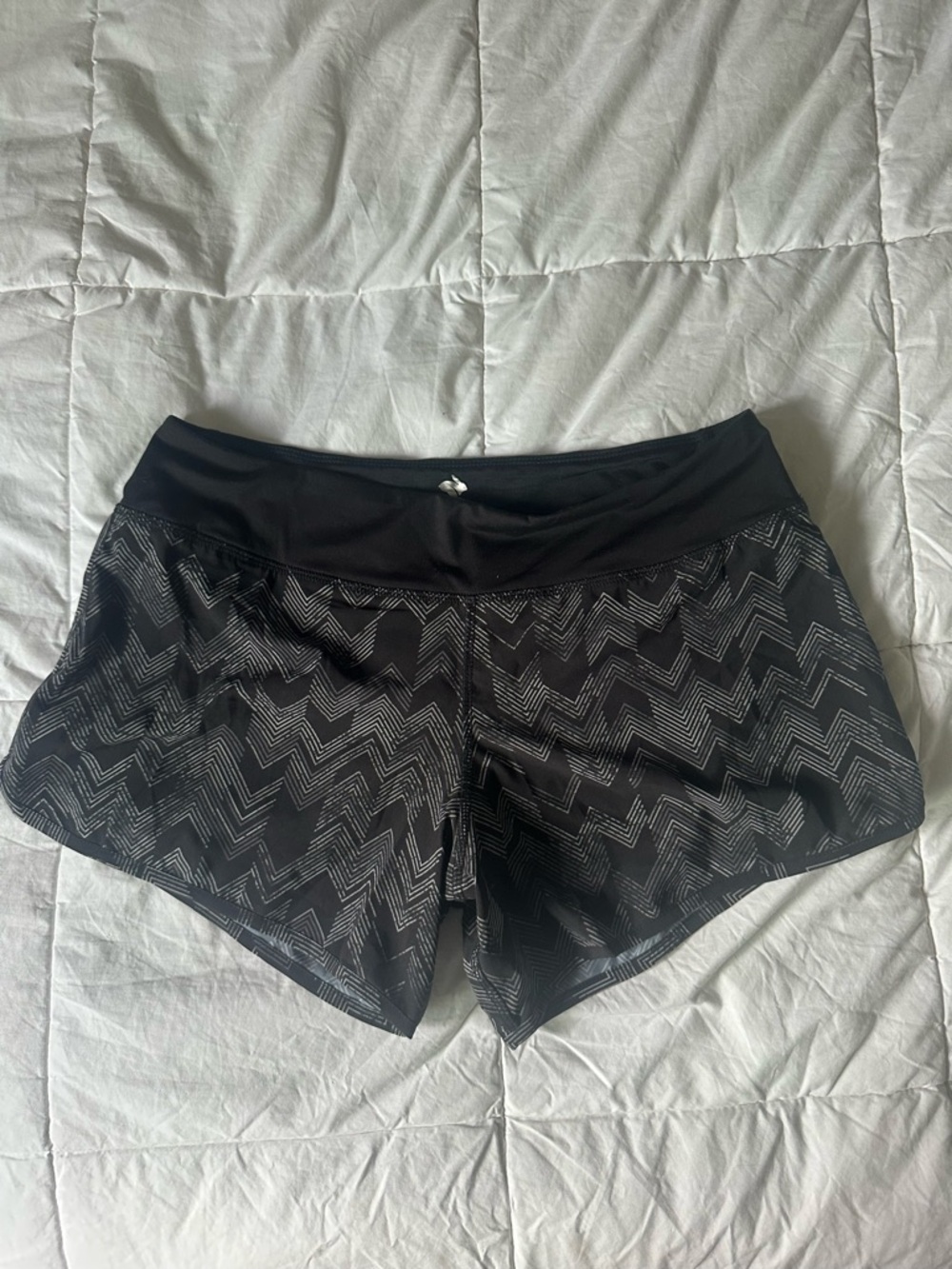 Women’s Black Chevron Rabbit Running Shorts